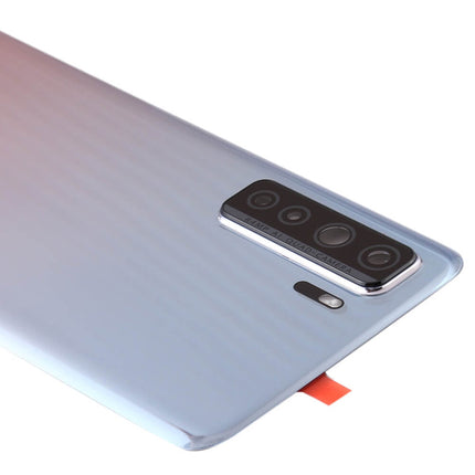 For Huawei P40 Lite 5G Back Cover With Camera Cover Silver(Aftermarket Plus)(SKU:1481831)