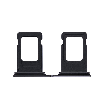 For iPhone XR Sim Card Tray/Single Card Black(Premium OEM)(SKU:1089823)