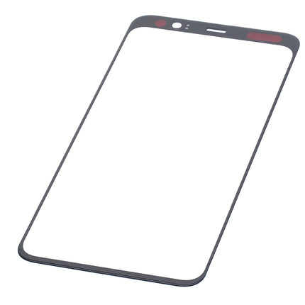 For Google Pixel 4 XL Front Glass/Lens with OCA Black(Aftermarket Plus)(SKU:1502163)