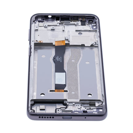 For Motorola G Power 2021 LCD assembly With Frame Black Refurbished (SKU:1563430)