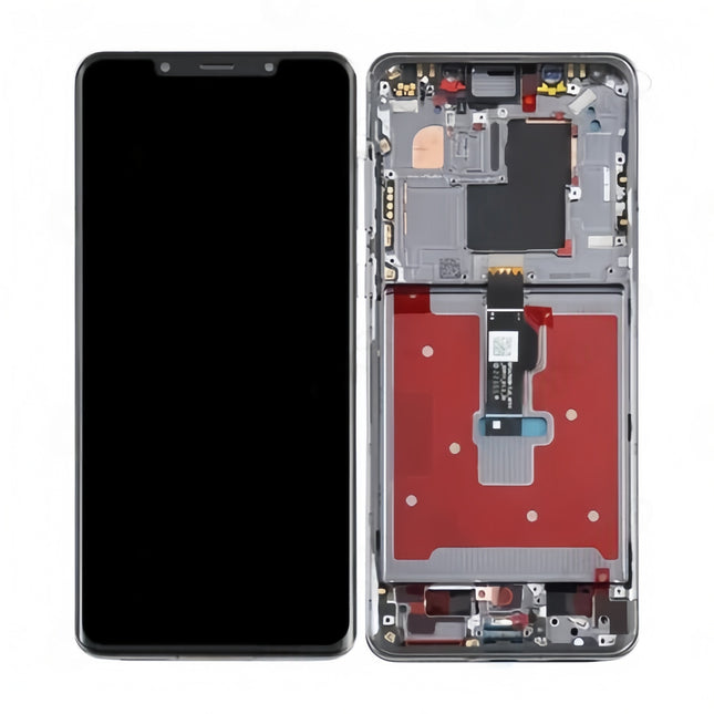 For Huawei Mate 50 Pro / OLED assembly With frame / black  (Premium OEM)(SKU:1557294)