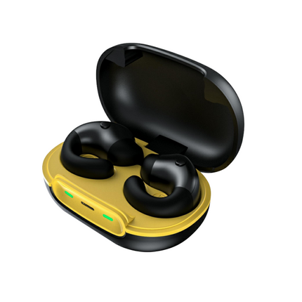 Zeqi ZE-ZE-T521 non-in-ear blutooth earphone / Yellow / Bluetooth 5.3 chip IPX5 waterproof