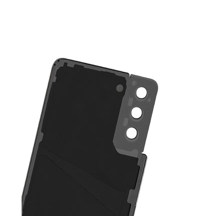 For Samsung Galaxy S21 Plus Back Cover With Camera Cover(No Logo) Black(Aftermarket Plus)(SKU:1476054)