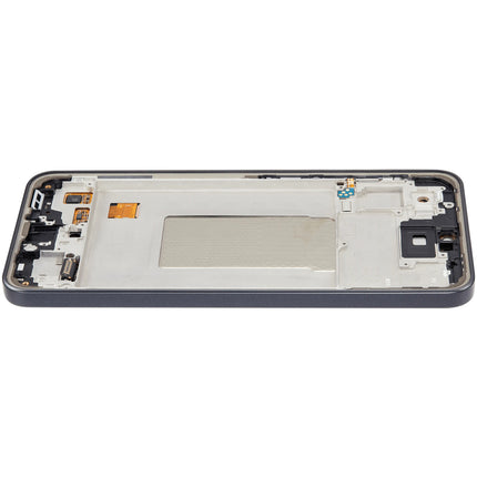 For Samsung Galaxy A36 5G OLED assembly with Frame Black (Aftermarket Plus) (SKU:1564479)