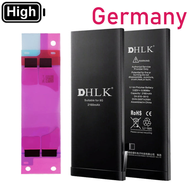 DHLK for iPhone 8 | Battery with sticker High Capacity 2200 mAh ***DE warehouse***