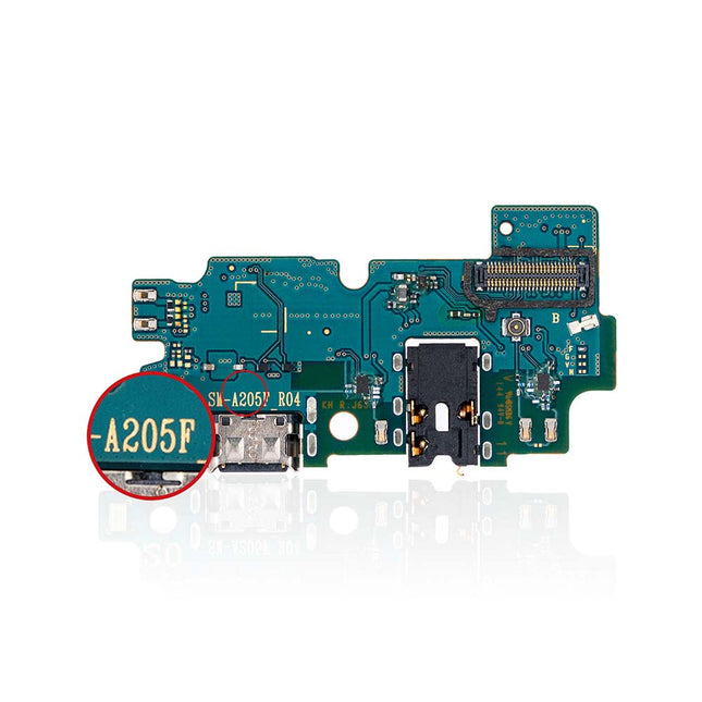 For Samsung Galaxy A20/A205 | Charge Port Flex Cable/Earphone Flex Cable/F | (Aftermarket Plus)
