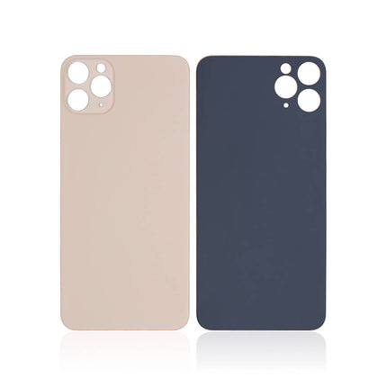 For iPhone 11 Pro Max | Lens for back cover/Small Camera Hole/No Logo | Gold(Aftermarket Plus)