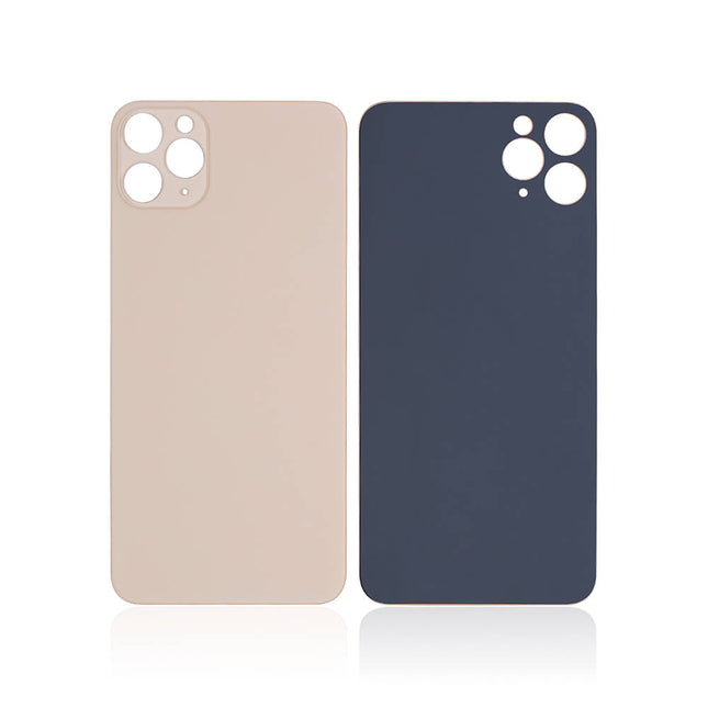 For iPhone 11 Pro Max | Lens for back cover/Small Camera Hole/No Logo | Gold(Aftermarket Plus)