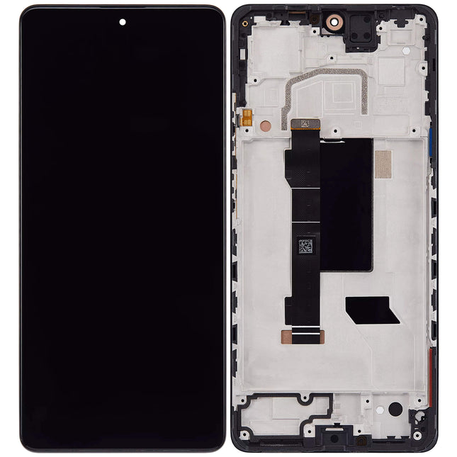 For Xiaomi Poco X5 Pro LCD Assembly With Frame | Black(Premium OEM)