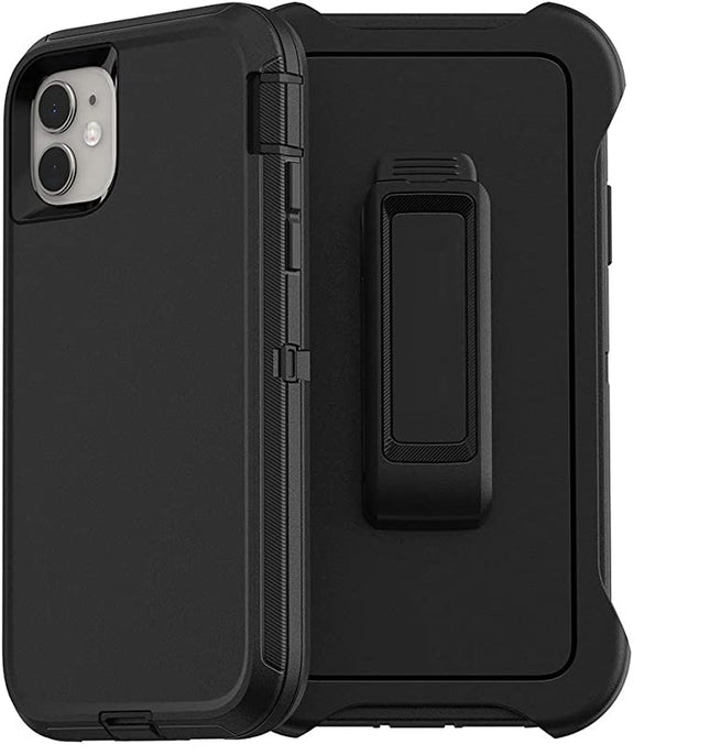 For iPhone 11 no logo phone case|Black