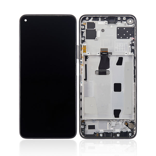 For Huawei P40 Lite 5G | LCD Assembly With Frame | Black(Refurbished)