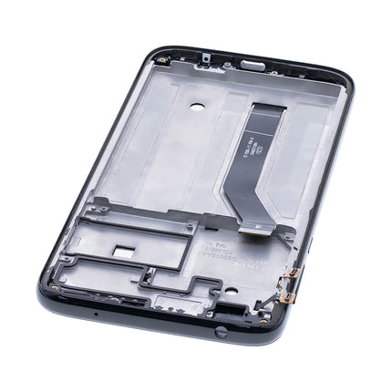 For Motorola G7 Power/BR version/154mm LCD Assembly with Frame(No Logo) Black(Refurbished)(SKU:1482688)