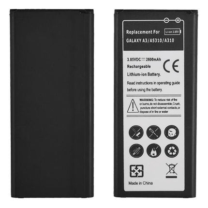 For Samsung Galaxy A3 2016/A310 | Battery | Black(Premium OEM)