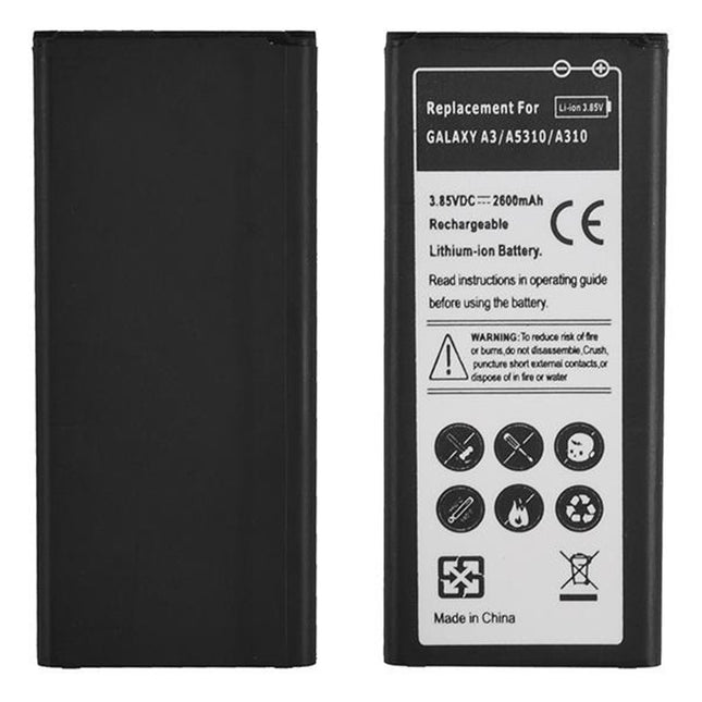 For Samsung Galaxy A3 2016/A310 | Battery | Black(Premium OEM)