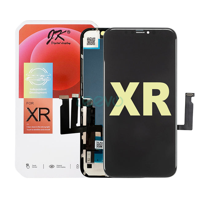 JK * For iPhone XR | LCD Assembly / Incell COG | Black (Aftermarket)