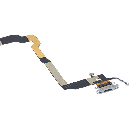 For iPhone X Charge Port Flex Cabe White(Premium OEM)(SKU:1085321)