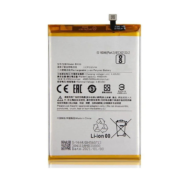 For Xiaomi Redmi 9A / 9C/POCO C3/POCO C31/REDMI 9i battery | BN56