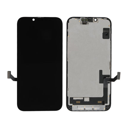 For iPhone 14 Hard OLED Assembly | Black (Aftermarket Plus)