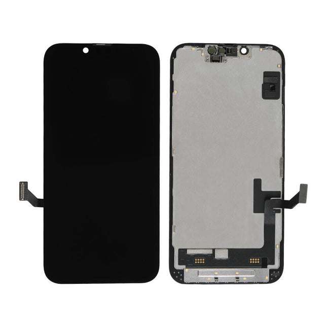 For iPhone 14 Hard OLED Assembly | Black (Aftermarket Plus)