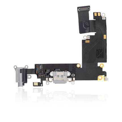 For iPhone 6 Plus Charge Port Flex Cable/Earphone Flex Cable White(Premium OEM)(SKU:1480220)