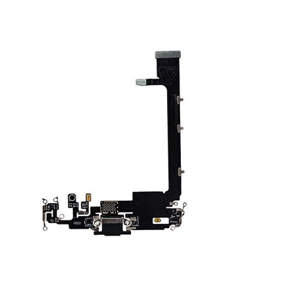 For iPhone 11 Pro Max Charge Port Flex Cable without IC Black(Refurbished)(SKU:1420668)