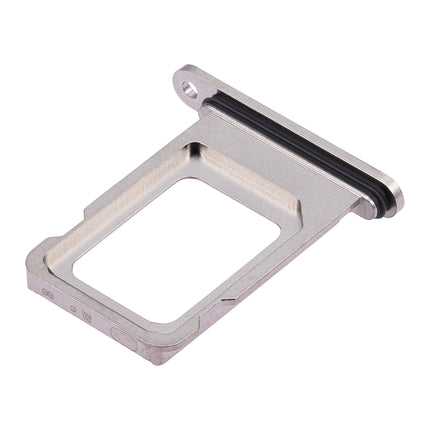 For iPhone 15 Pro / 15 Pro Max Sim Card Tray Holder / Dual Sim Card White (Premium OEM)(SKU:1532553)