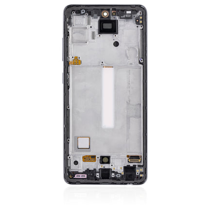 For Samsung Galaxy A52s 5G/A528 A525 / A526 4G / 5G OLED assembly With frame / black  (Refurbished)(SKU:1482273)