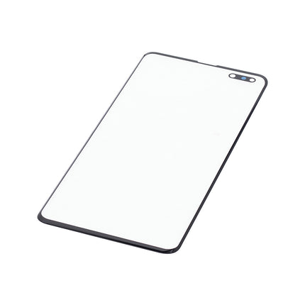 For Samsung Galaxy S10 5G/G977 Front Glass Lens With OCA Black(Aftermarket Plus)(SKU:1496557)