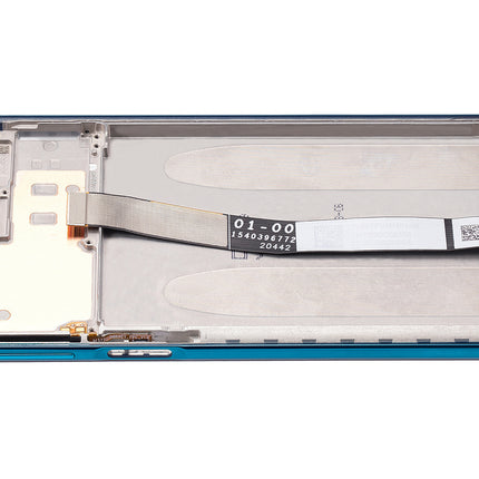 For Xiaomi Redmi Note 9 Pro/Redmi Note 9S LCD Assembly With Frame Blue(Refurbished)(SKU:1358940)