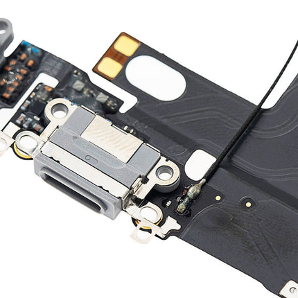For iPhone 6 Charge Port Flex Cable/Earphone Flex Cable Gray(Aftermarket)(SKU:1076116)