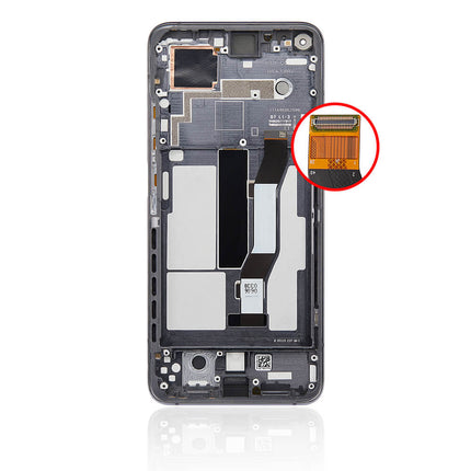 For Xiaomi Mi 11T 5G OLED assembly with Frame Black(Premium OEM)(SKU:1483845)