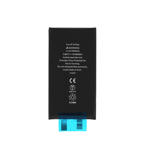 For iPhone 15 Plus Battery Cell Without Flex Cable 4383mah