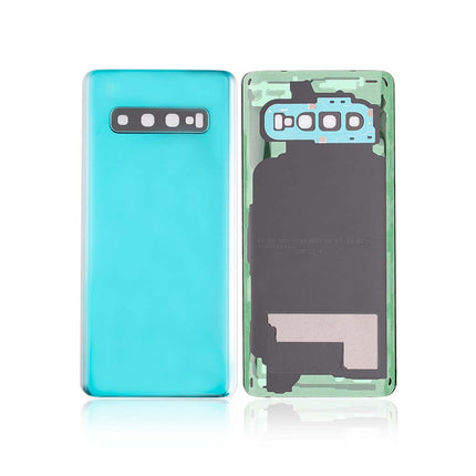 For Samsung Galaxy S10/G973 | Back Cover With Camera Cover(No Logo) | Green(Aftermarket Plus)