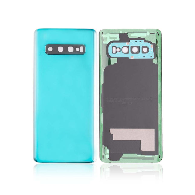For Samsung Galaxy S10/G973 | Back Cover With Camera Cover(No Logo) | Green(Aftermarket Plus)