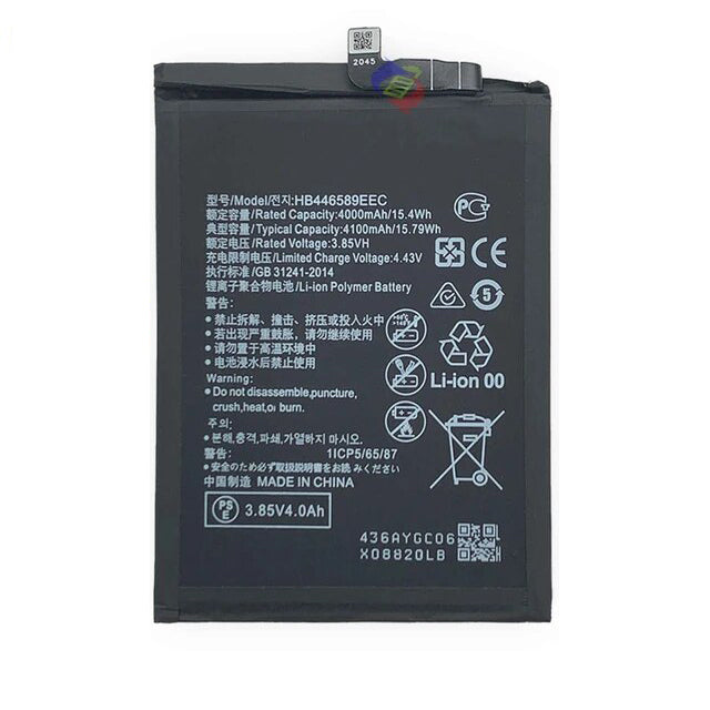 For Huawei Honor V30 Pro / Nova 6 4G Battery | 	 HB446589EEW (Premium OEM)