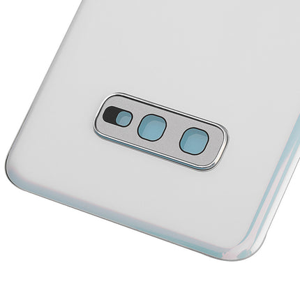 For Samsung Galaxy S10e/G970 Back Cover With Camera Cover(No Logo) White(Aftermarket Plus)(SKU:1326862)