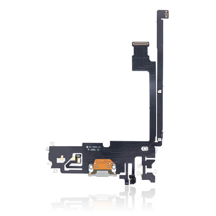 For iPhone 12 Pro max Charge Port Flex Cabe White(Aftermarket Plus)(SKU:1479361)