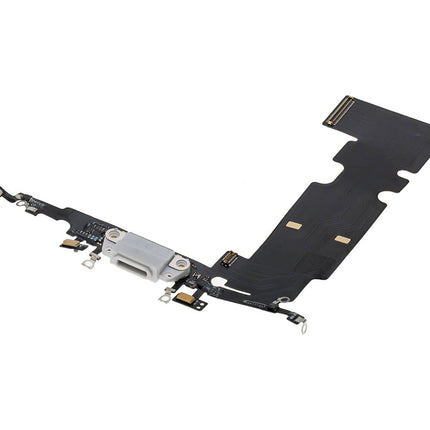 For iPhone 8 plus Charge Port Flex Cable/Gray White (Refurbished)***DE Warehouse***(SKU:1530792)