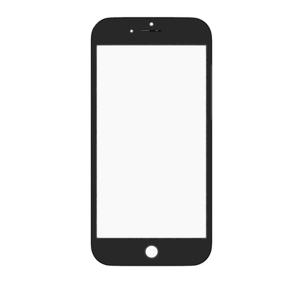 For iPhone 6s Plus Front Glass/Lens With Frame/OCA Black(Aftermarket Plus)(SKU:1088481)
