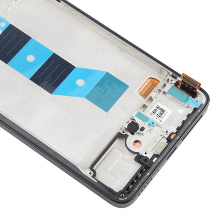 For Xiaomi Redmi Note 14 4G OLED assembly With Frame Black / Small Panel (Premium OEM) (SKU:1562962)