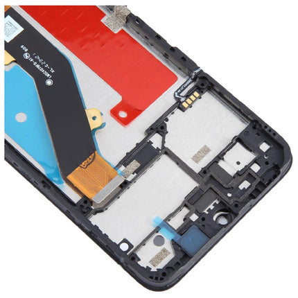 For ZTE A34 LCD assembly with Frame Black (SKU:1564971)