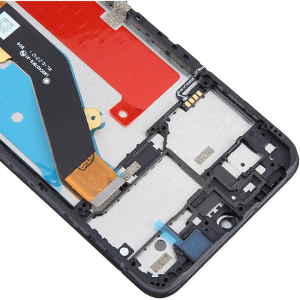For ZTE Blade A54 LCD assembly with Frame Black (SKU:1564970)