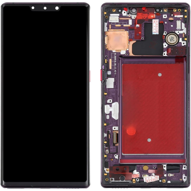 For Huawei Mate 30 Pro / OLED assembly With frame / black  (Premium OEM)(SKU:1441602)