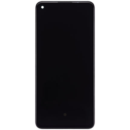 For Realme GT2 / OLED assembly With frame / black  (Refurbished)(SKU:1496500)