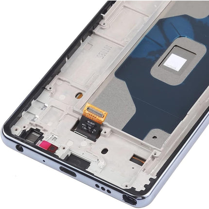 For LG Stylo 6 LCD assembly with Frame Silver (SKU:1564458)