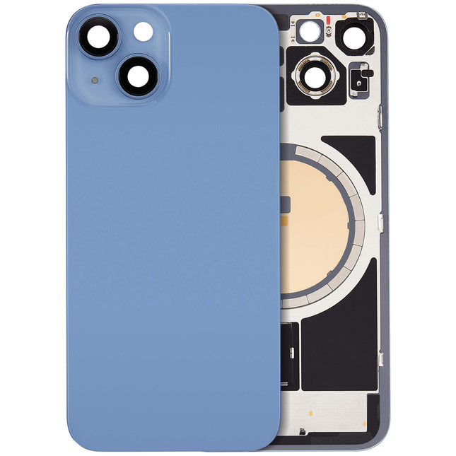 For iPhone 14 Lens for back cover With bracket and back camera lens / Magnetic | Blue (Aftermarket Plus)
