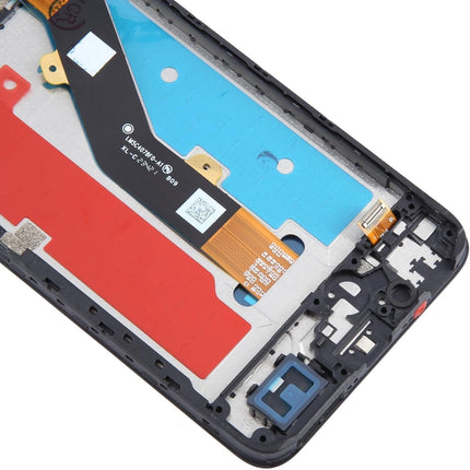 For ZTE Blade A54 LCD assembly with Frame Black (SKU:1564970)