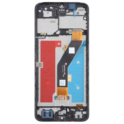 For ZTE A34 LCD assembly with Frame Black (SKU:1564971)