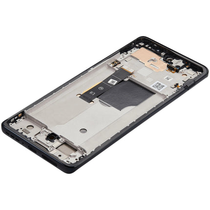 For Motorola Edge 2024 OLED assembly With Frame/XT2405 Black (SKU:1565314)