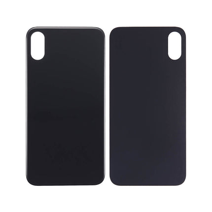 For iPhone Xs | Lens for back cover/Big Camera Hole/No Logo | Black(Aftermarket Plus)